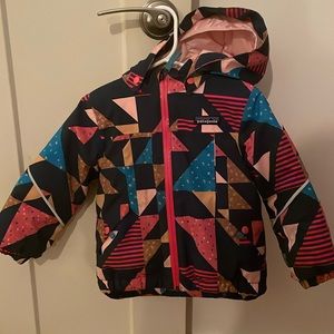 Patagonia toddler winter/ski jacket. Warm and waterproof perfect for snow days